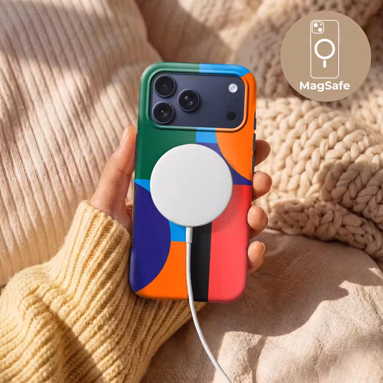 Telefoonhoesje Toughcase - Geometrisch - Abstract - Vormen - Kleurrijk - Modern — 8