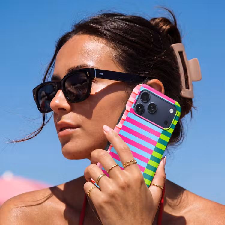 Telefoonhoesje Toughcase - Patroon - Strepen - Modern - Abstract - Kleurrijk — 6
