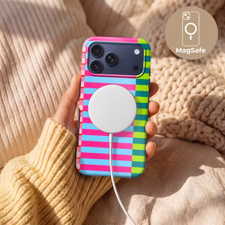 Telefoonhoesje Toughcase - Patroon - Strepen - Modern - Abstract - Kleurrijk — 8