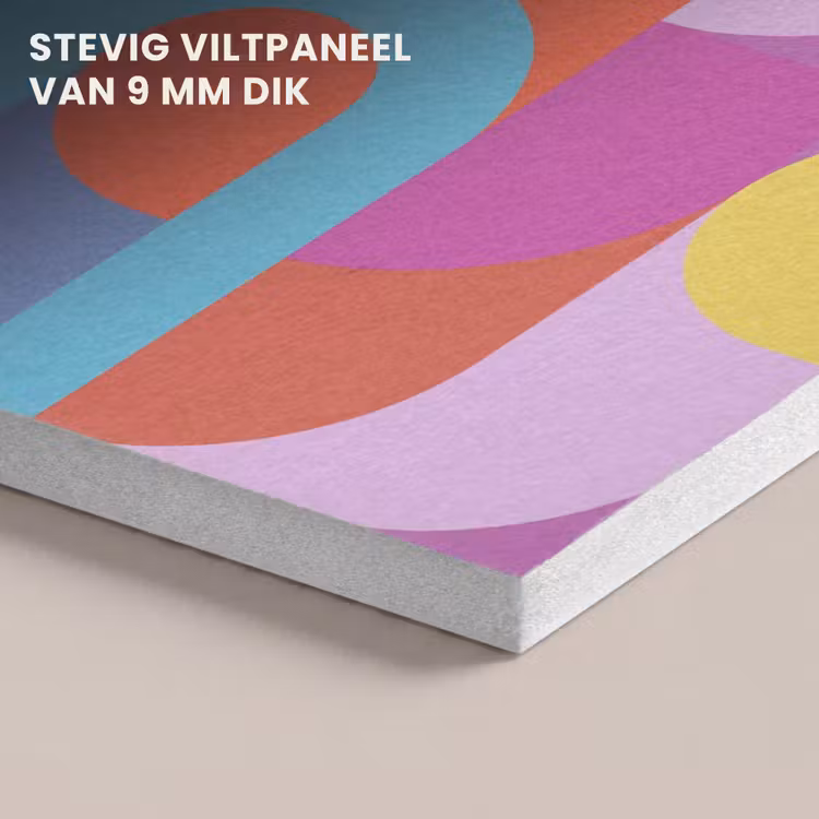 Akoestisch schilderij - Abstract - Geometrie - Kleurrijk - Modern - Kunst — 5