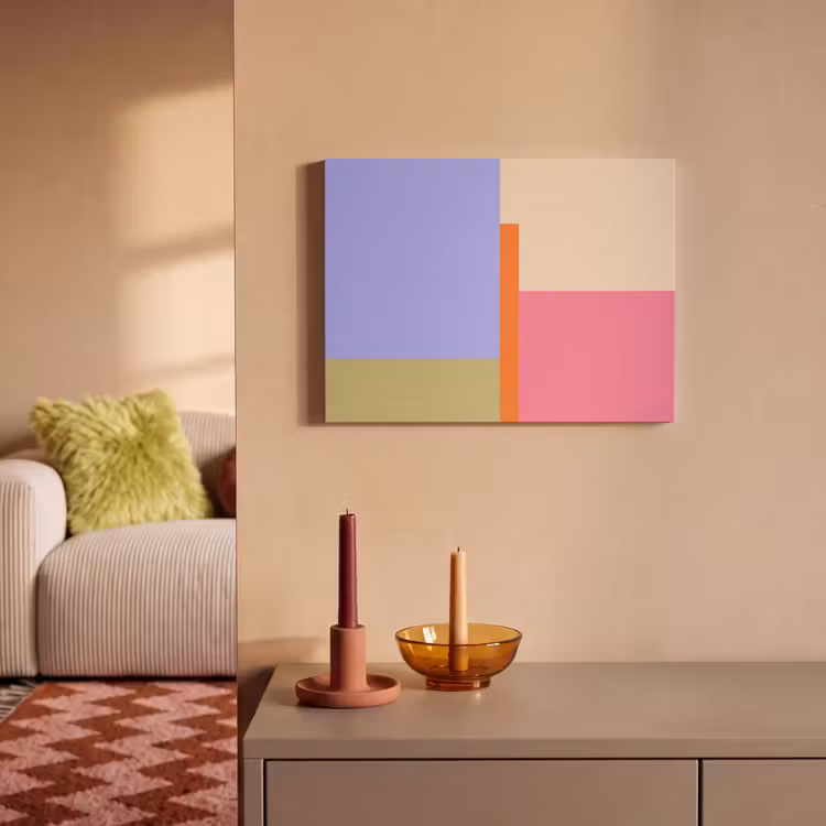 Akoestisch schilderij - Abstract - Geometrie - Kunst - Modern - Kleurrijk — 2