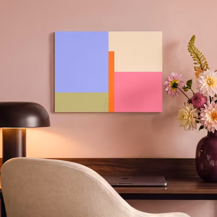 Akoestisch schilderij - Abstract - Geometrie - Kunst - Modern - Kleurrijk — 6
