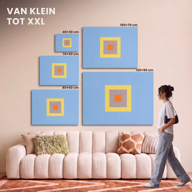 Akoestisch schilderij - Abstract - Geometrisch - Kleurrijk - Modern - Vormen — 7