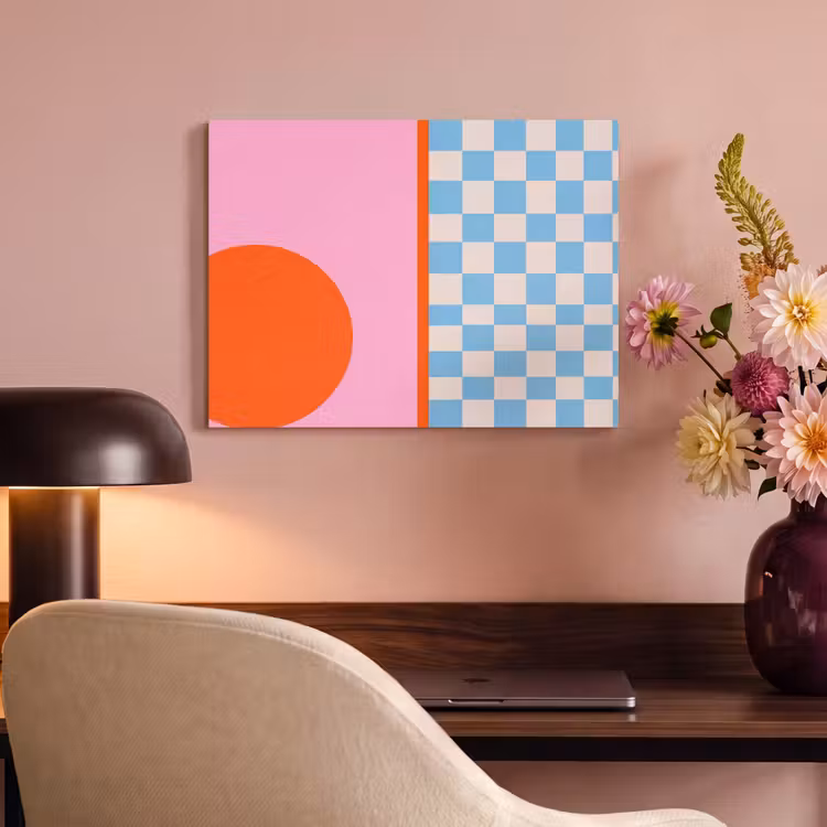 Akoestisch schilderij - Abstract - Vormen - Geometrisch - Modern - Kleurrijk — 6