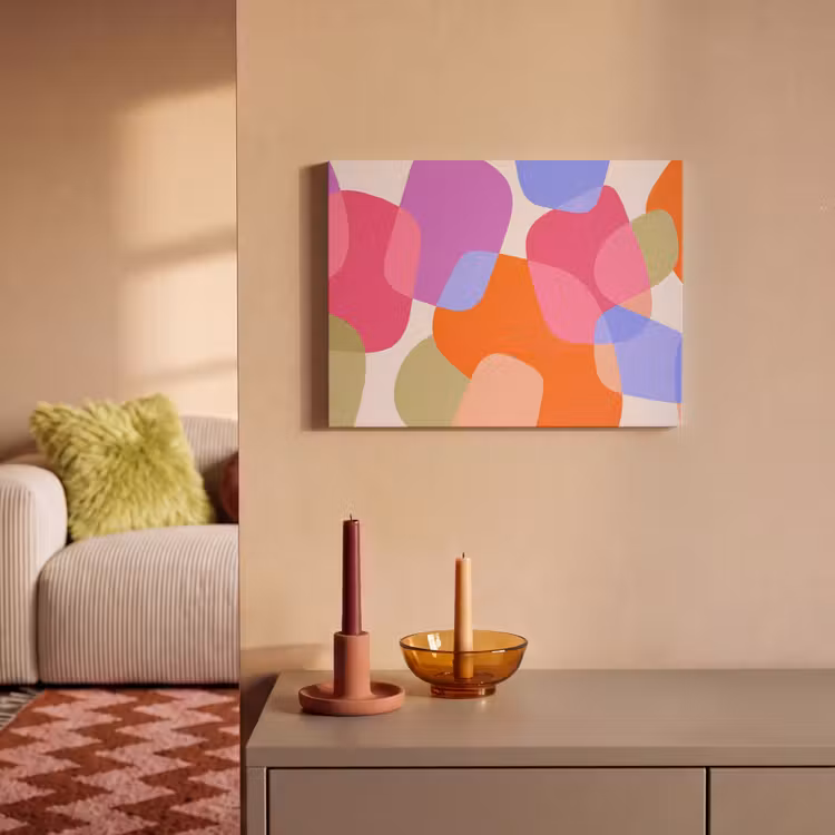 Akoestisch schilderij - Abstract - Vormen - Modern - Kleurrijk — 2