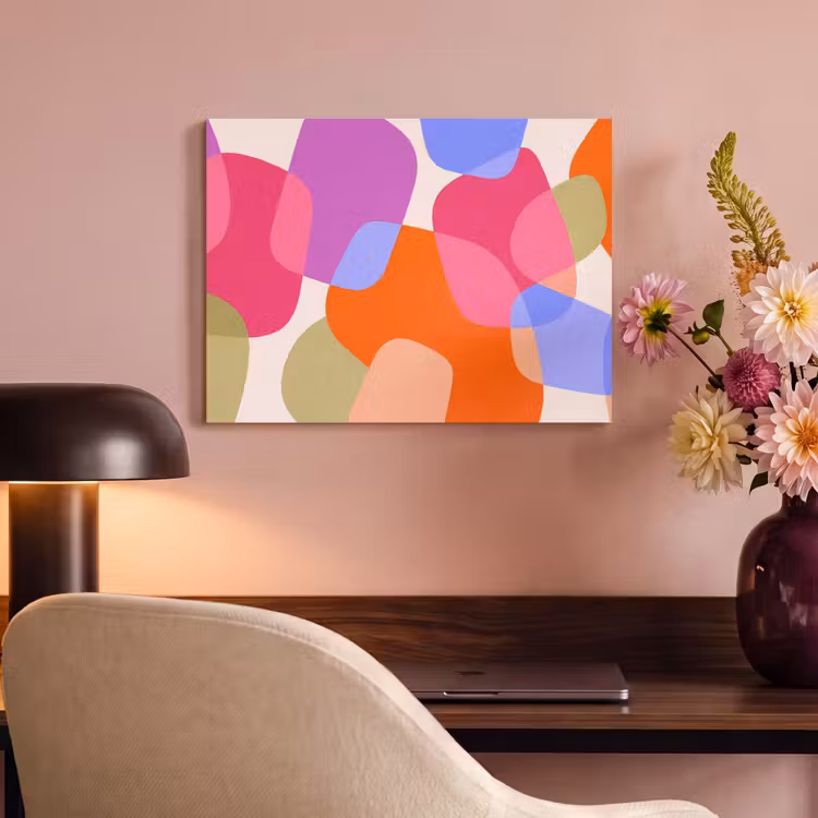 Akoestisch schilderij - Abstract - Vormen - Modern - Kleurrijk — 6