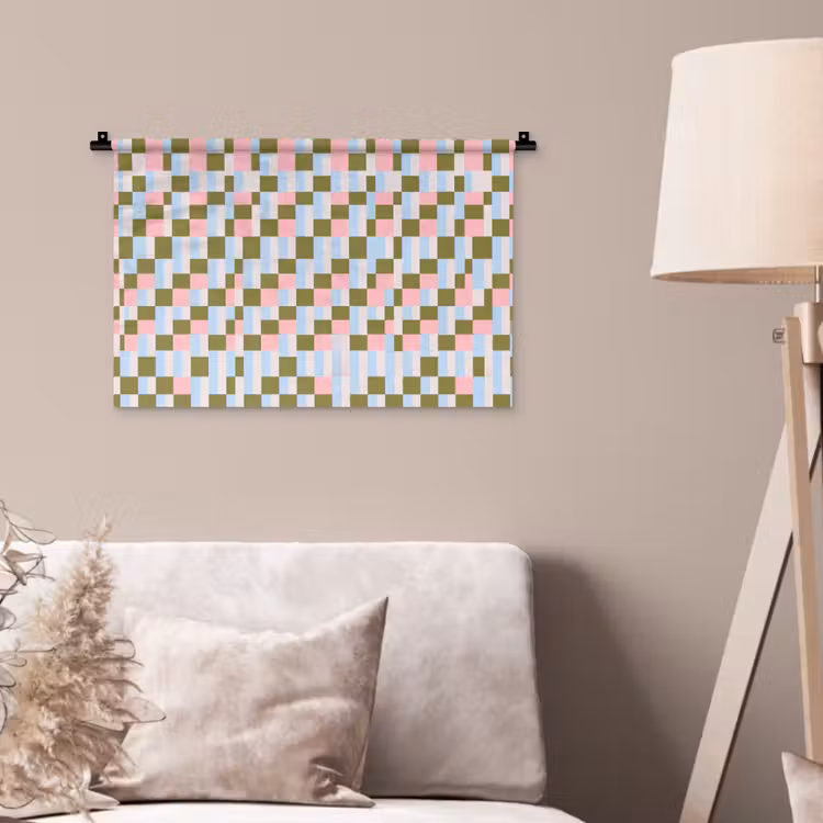 Wandkleed - Patroon - Geometrisch - Abstract - Kleurrijk - Modern — 2
