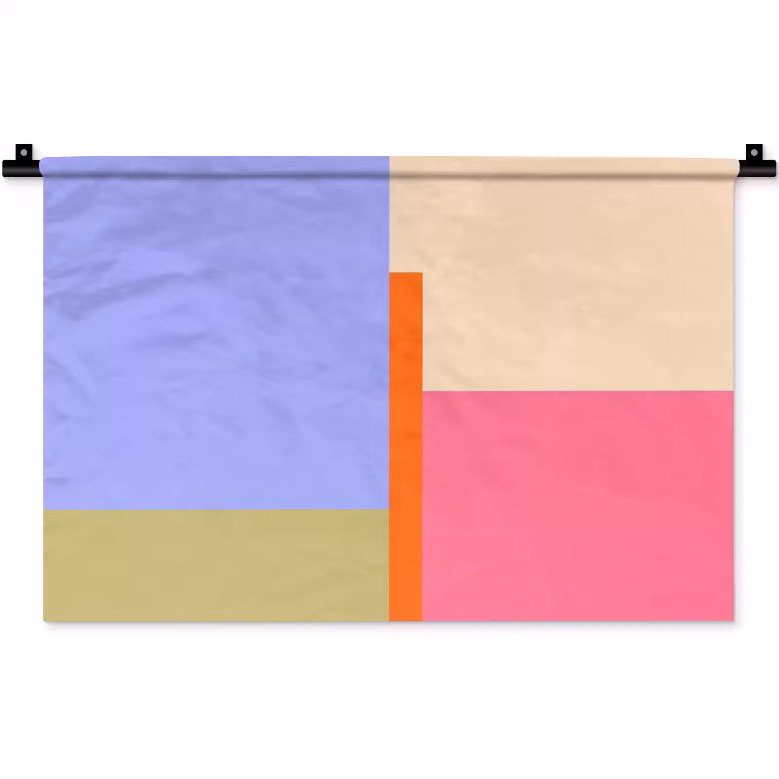 Wandkleed - Abstract - Geometrie - Kunst - Modern - Kleurrijk — 1
