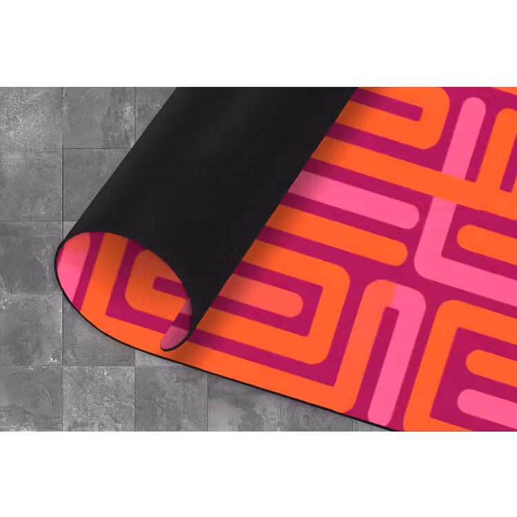 Keukenloper - Abstract - Patroon - Lijnen - Roze - Oranje — 4