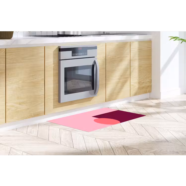 Keukenloper - Abstract - Vormen - Roze - Modern - Design — 2