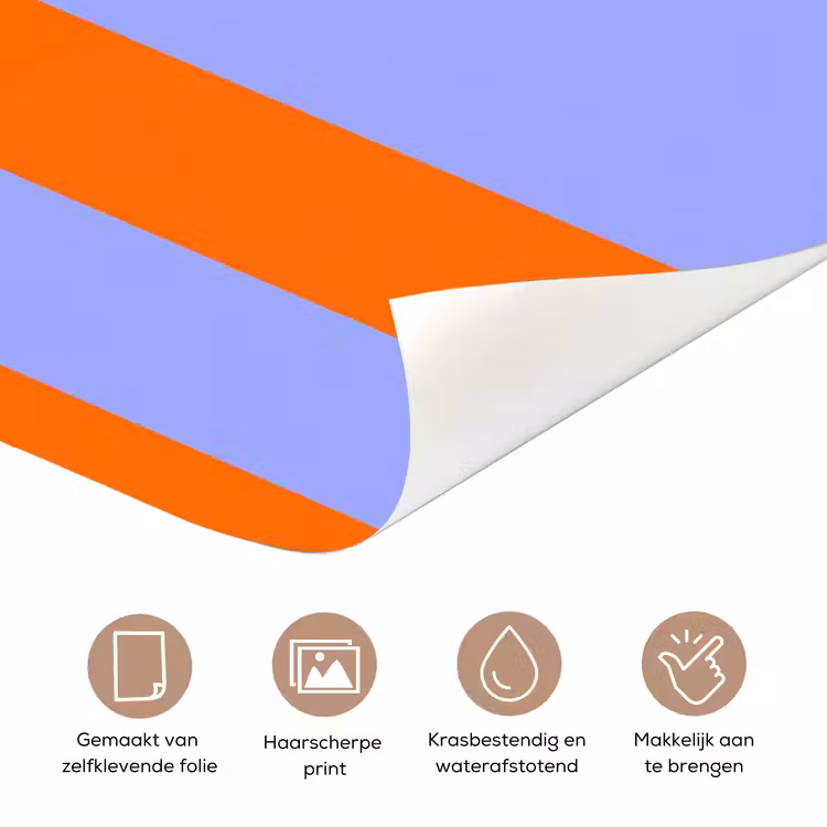 Deursticker - Abstract - Patroon - Geometrisch - Kleurrijk - Modern — 3