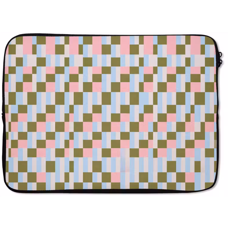 Laptophoes - Patroon - Geometrisch - Abstract - Kleurrijk - Modern — 1