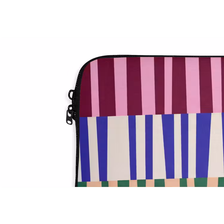 Laptophoes - Patroon - Strepen - Abstract - Modern - Kleurrijk — 5
