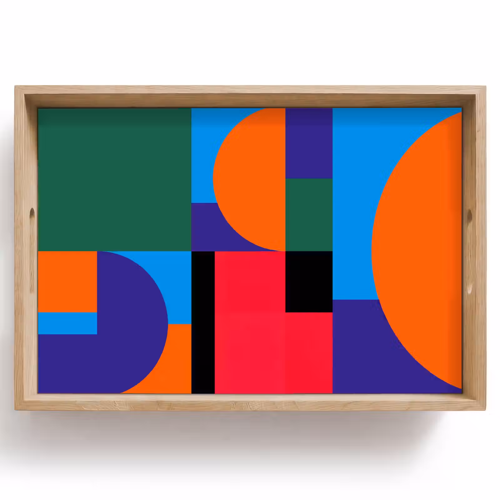 Dienblad - Geometrisch - Abstract - Vormen - Kleurrijk - Modern — 1