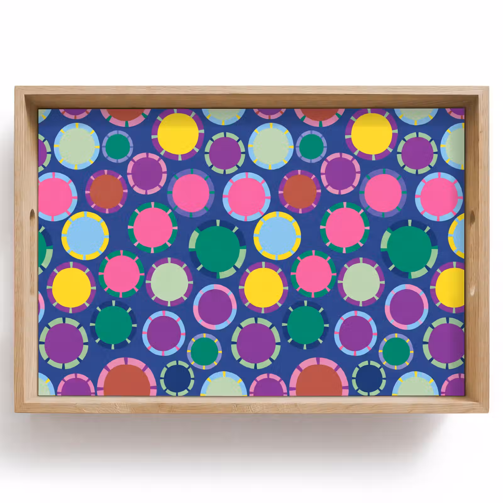 Dienblad - Patroon - Cirkels - Abstract - Kleurrijk — 1