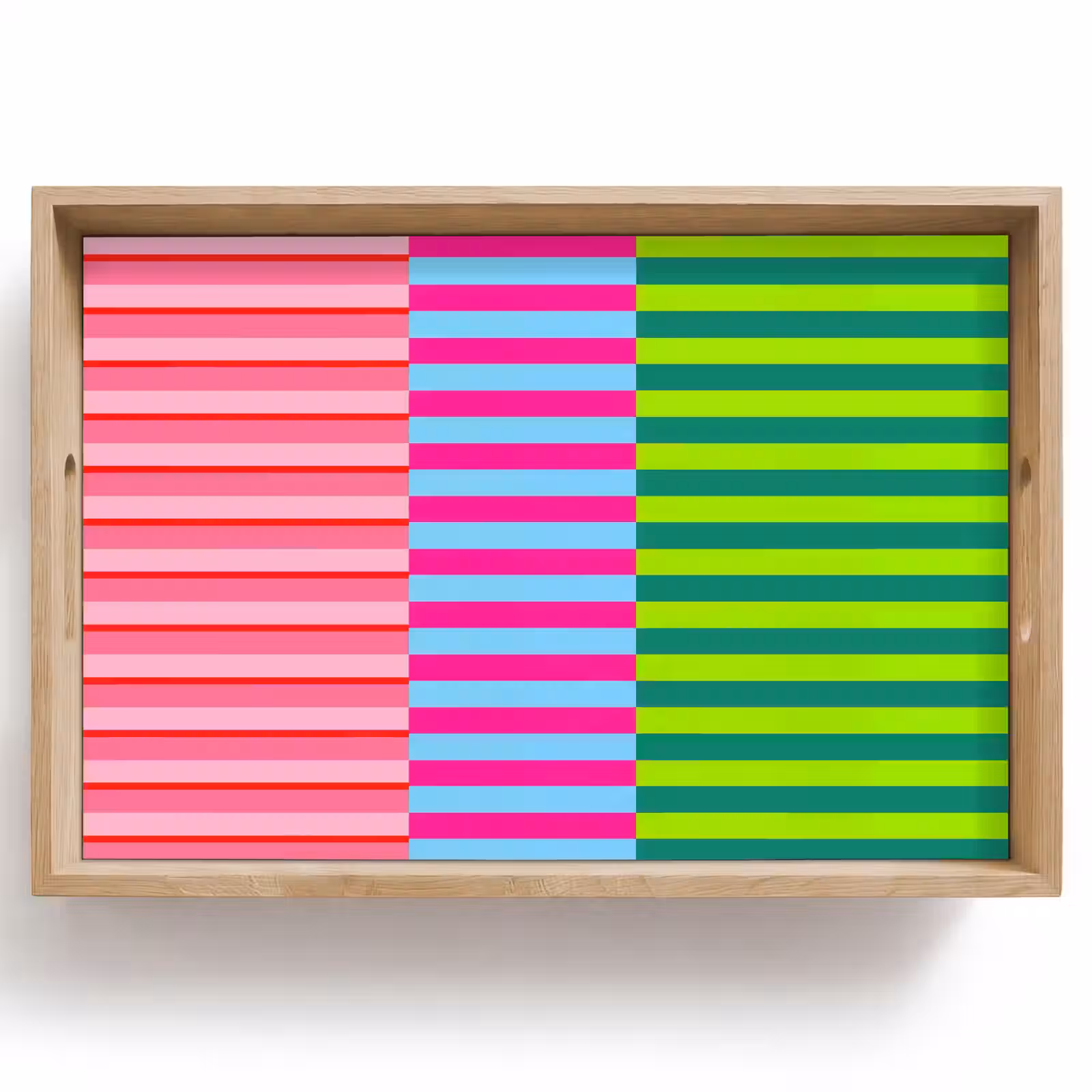 Dienblad - Patroon - Strepen - Modern - Abstract - Kleurrijk — 1