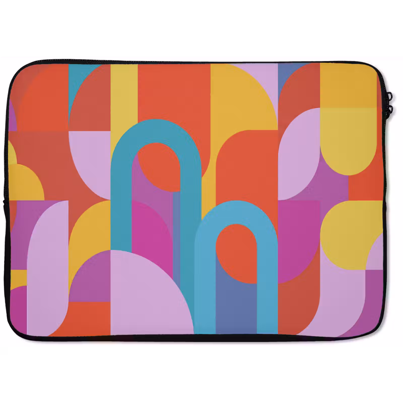 Laptophoes - Abstract - Geometrie - Kleurrijk - Modern - Kunst — 1