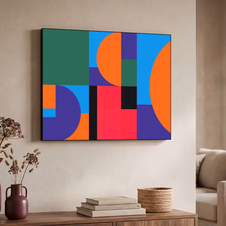 Art Frame - Geometrisch - Abstract - Vormen - Kleurrijk - Modern — 7