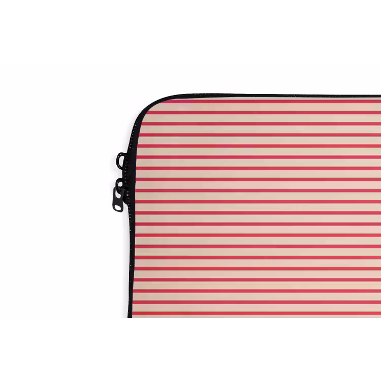 Laptophoes - Abstract - Geometrie - Strepen - Blokken - Rood — 5