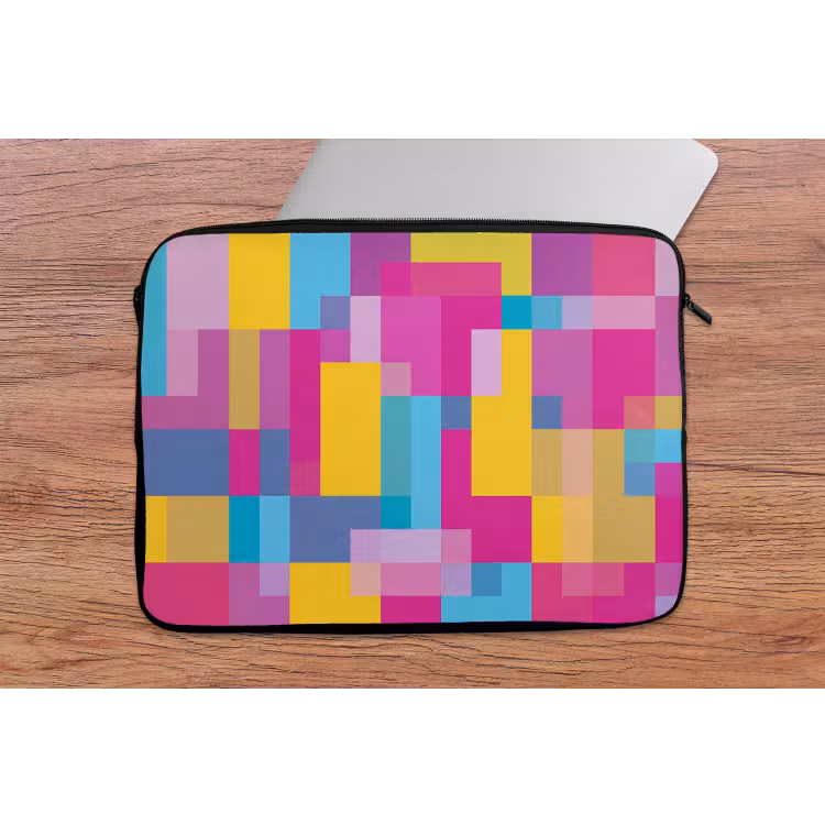 Laptophoes - Abstract - Geometrisch - Kunst - Kleurrijk - Modern — 2