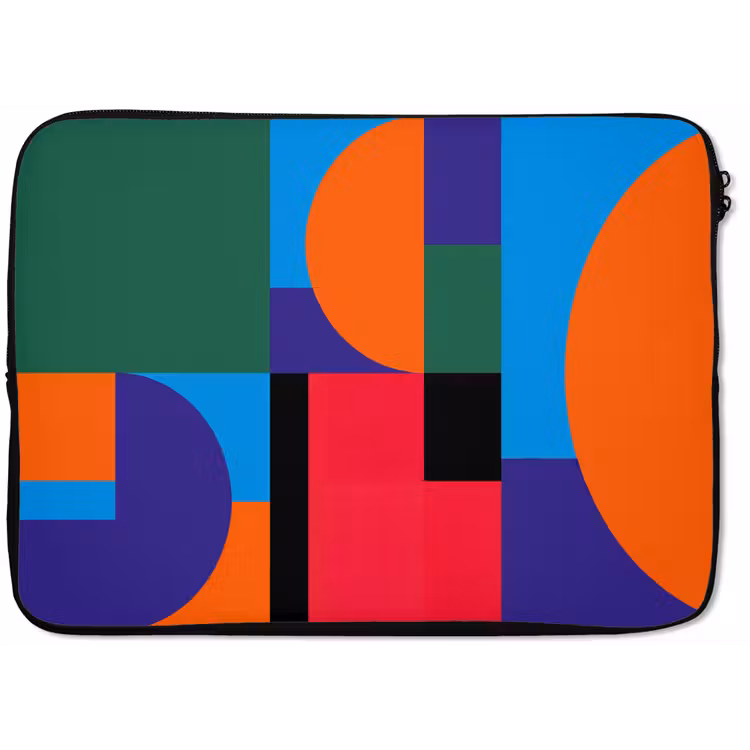 Laptophoes - Geometrisch - Abstract - Vormen - Kleurrijk - Modern — 1