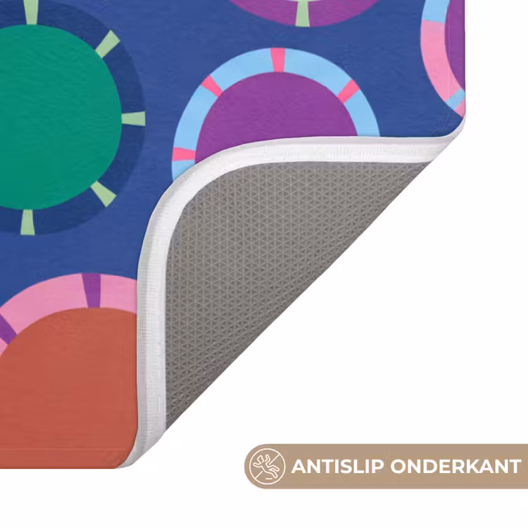 Wc Mat - Patroon - Cirkels - Abstract - Kleurrijk — 4