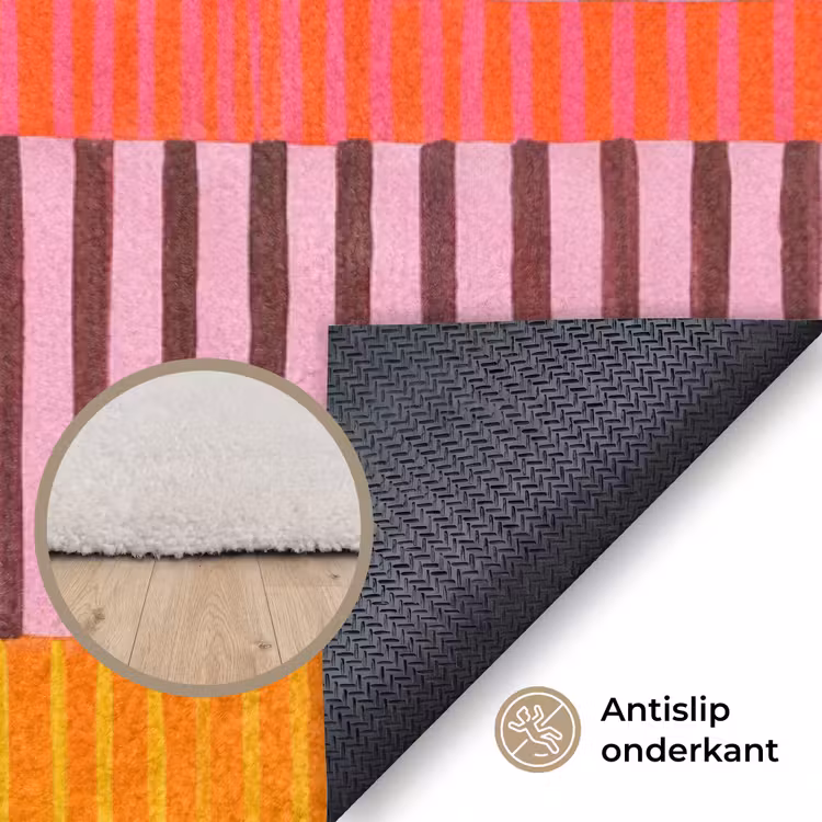 Vloerkleed - Abstract - Strepen - Modern - Kleurrijk - Kunst — 4