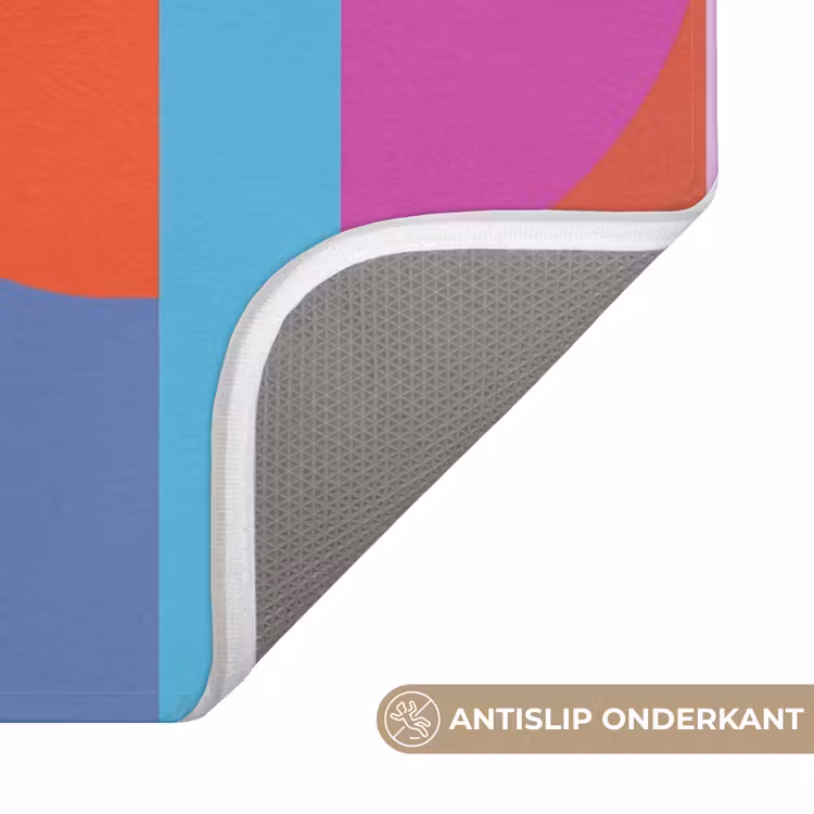 Wc Mat - Abstract - Geometrie - Kleurrijk - Modern - Kunst — 4