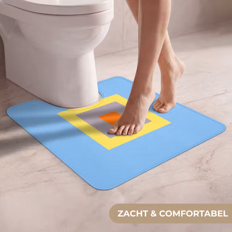 Wc Mat - Abstract - Geometrisch - Kleurrijk - Modern - Vormen — 5