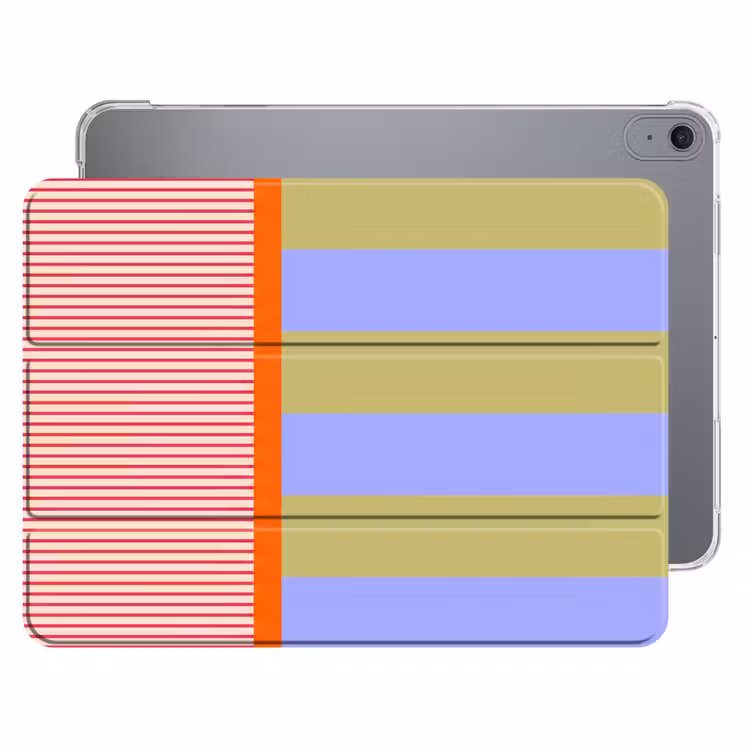 iPad hoes - Abstract - Geometrie - Strepen - Blokken - Rood — 1