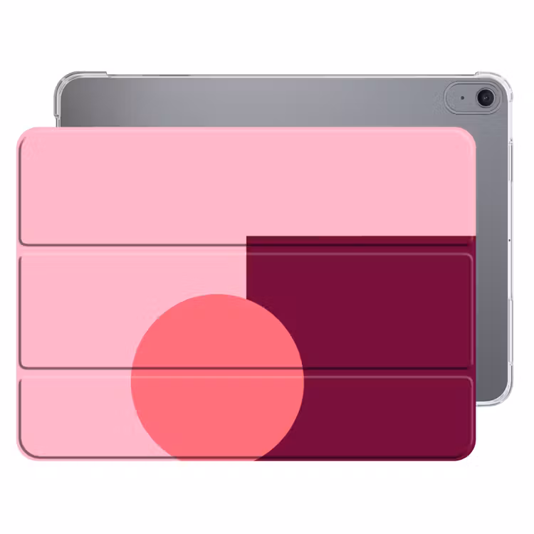 iPad hoes - Abstract - Vormen - Roze - Modern - Design — 1