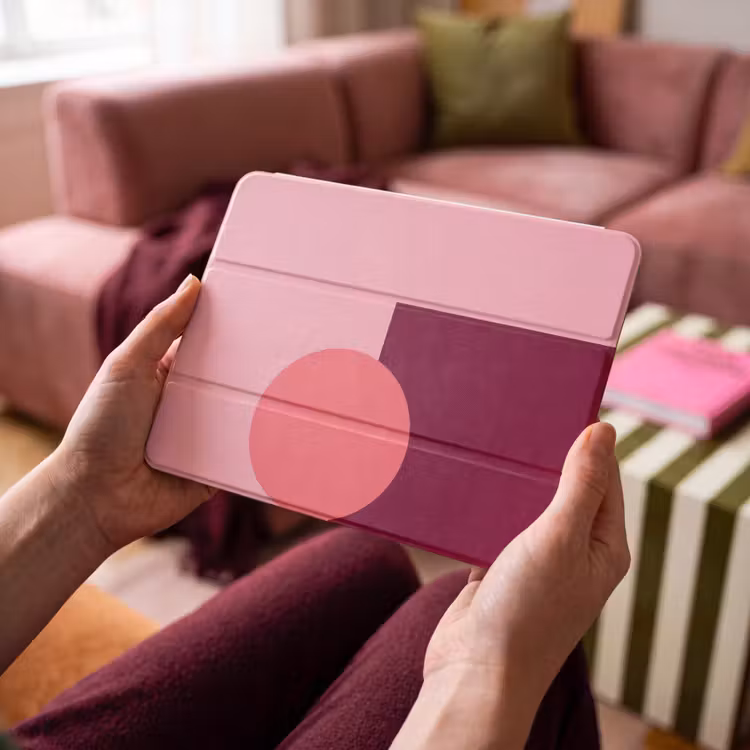 iPad hoes - Abstract - Vormen - Roze - Modern - Design — 4