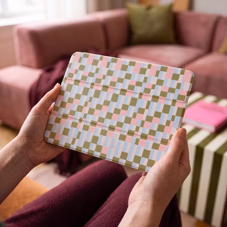 iPad hoes - Patroon - Geometrisch - Abstract - Kleurrijk - Modern — 4