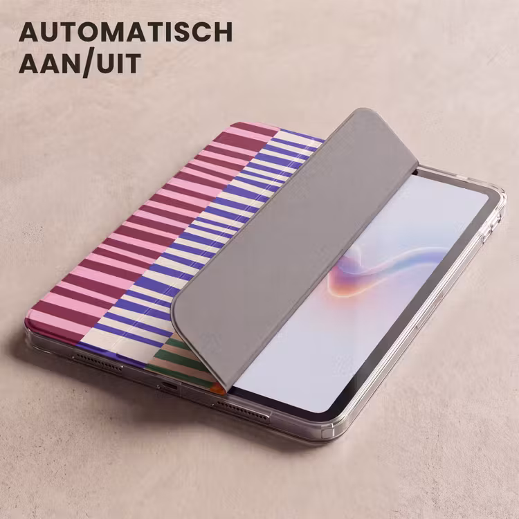 iPad hoes - Patroon - Strepen - Abstract - Modern - Kleurrijk — 5