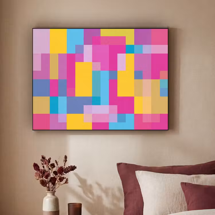 Art Frame - Abstract - Geometrisch - Kunst - Kleurrijk - Modern — 3