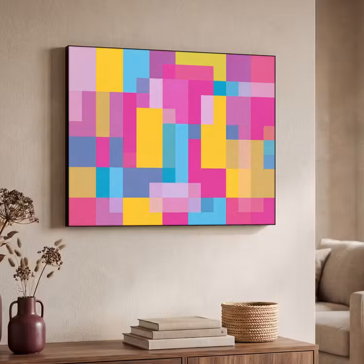 Art Frame - Abstract - Geometrisch - Kunst - Kleurrijk - Modern — 7