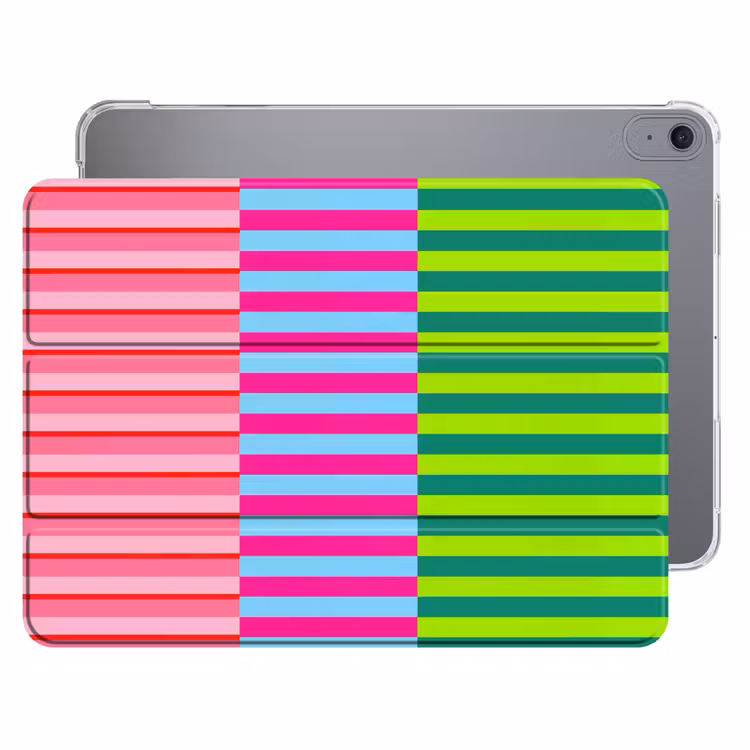 iPad hoes - Patroon - Strepen - Modern - Abstract - Kleurrijk — 1