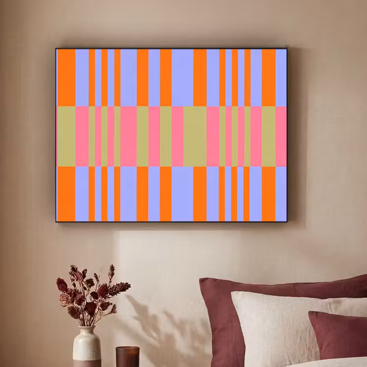 Art Frame - Abstract - Patroon - Geometrisch - Kleurrijk - Modern — 3