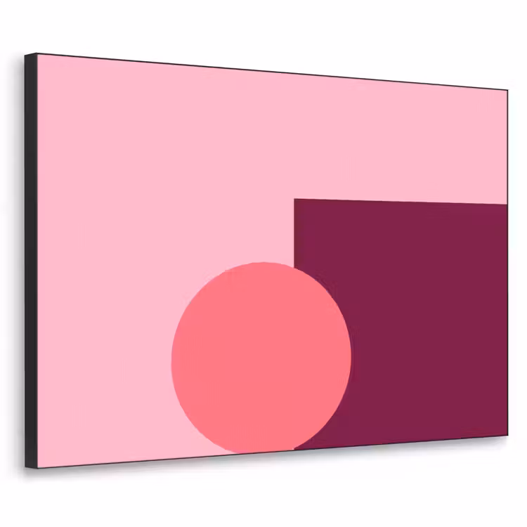 Art Frame - Abstract - Vormen - Roze - Modern - Design — 1