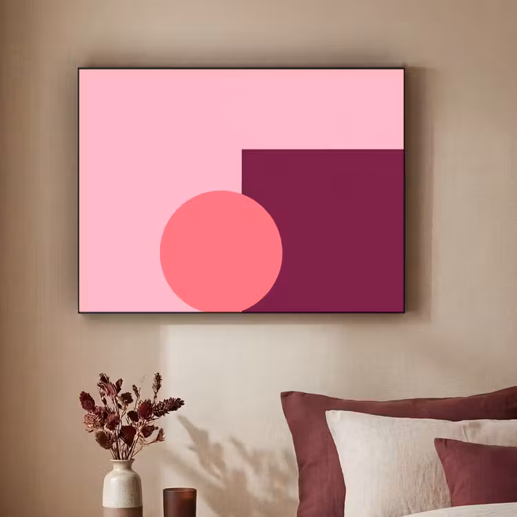 Art Frame - Abstract - Vormen - Roze - Modern - Design — 3