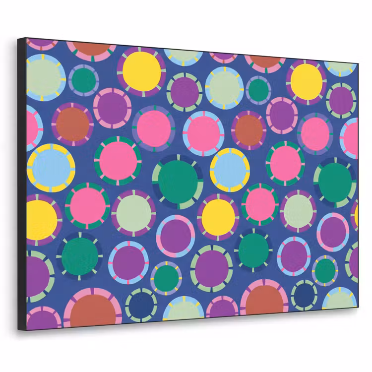 Art Frame - Patroon - Cirkels - Abstract - Kleurrijk — 1