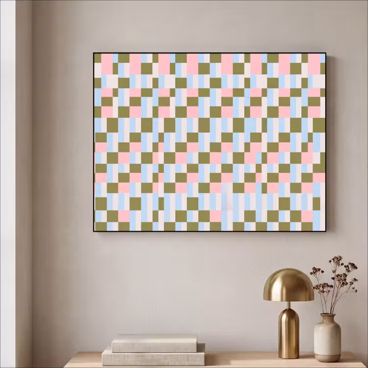 Art Frame - Patroon - Geometrisch - Abstract - Kleurrijk - Modern — 5