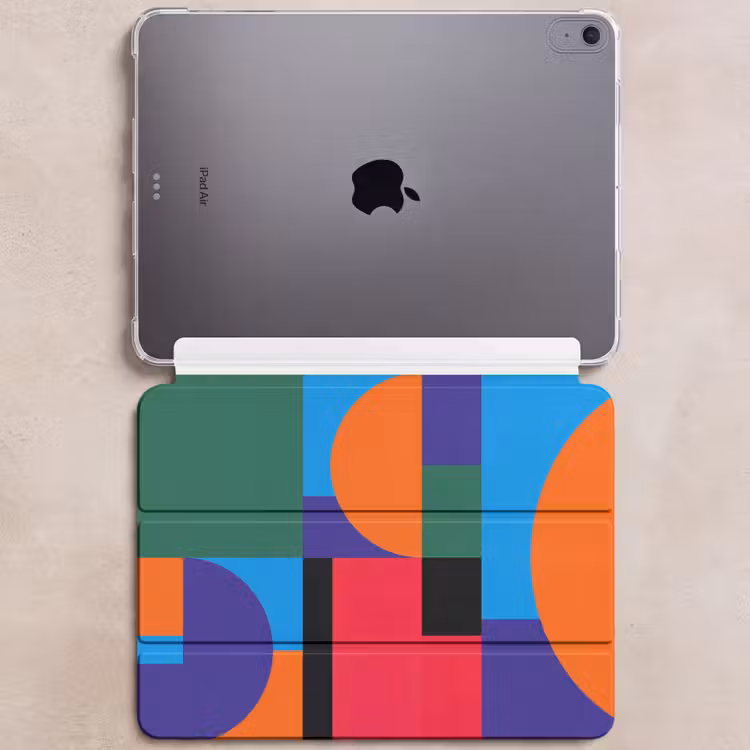 iPad hoes - Geometrisch - Abstract - Vormen - Kleurrijk - Modern — 6