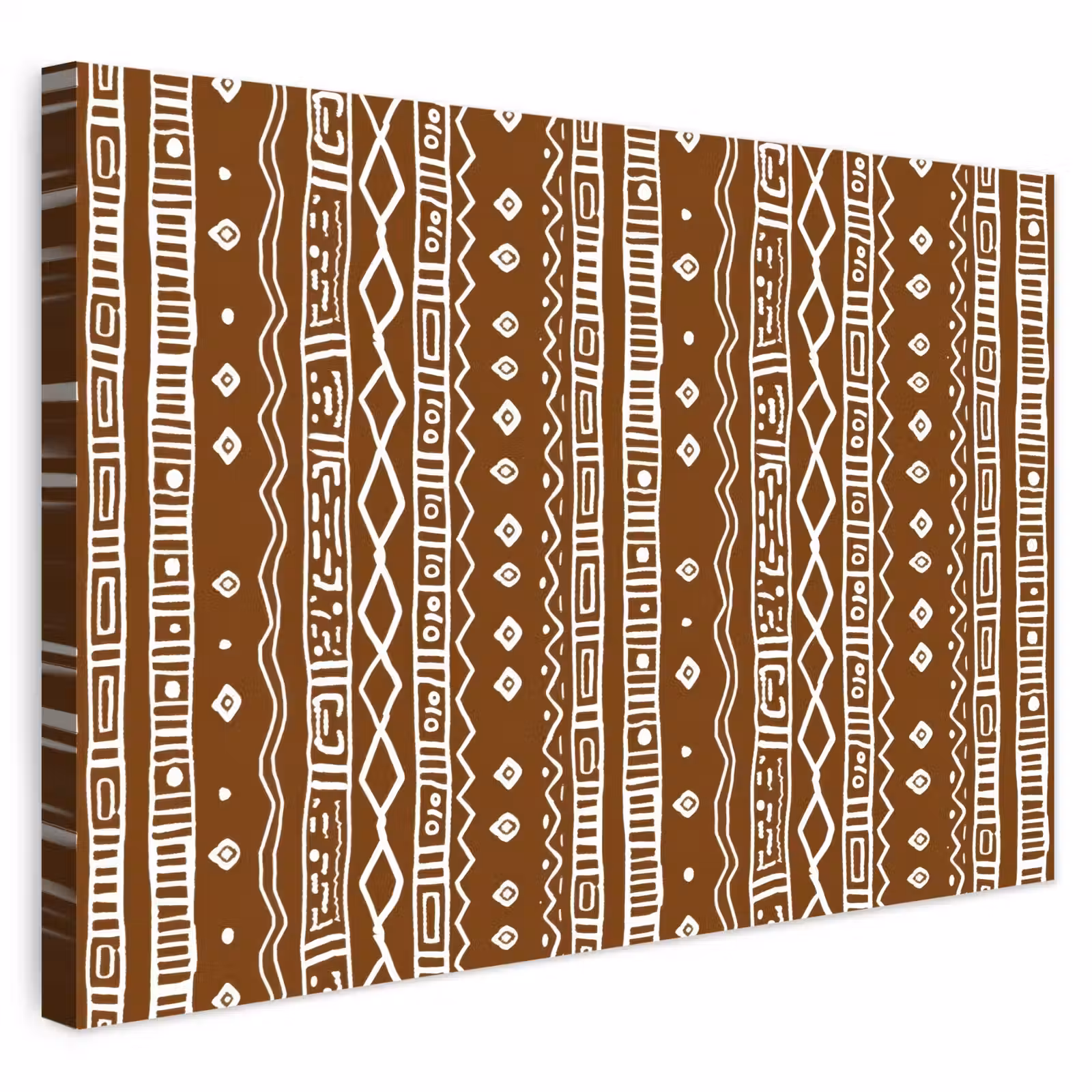 Buiten canvas - Chocoladebruin - Etnisch - Tribaal - Patroon — 1