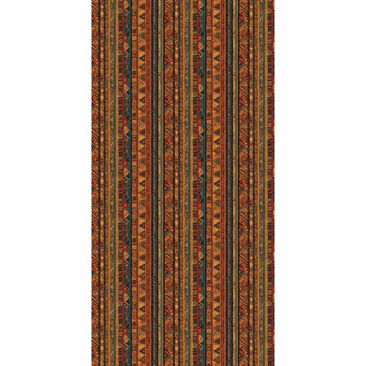 Behang - Kleurrijk - Etnisch - Folkloristisch - Patroon — 2
