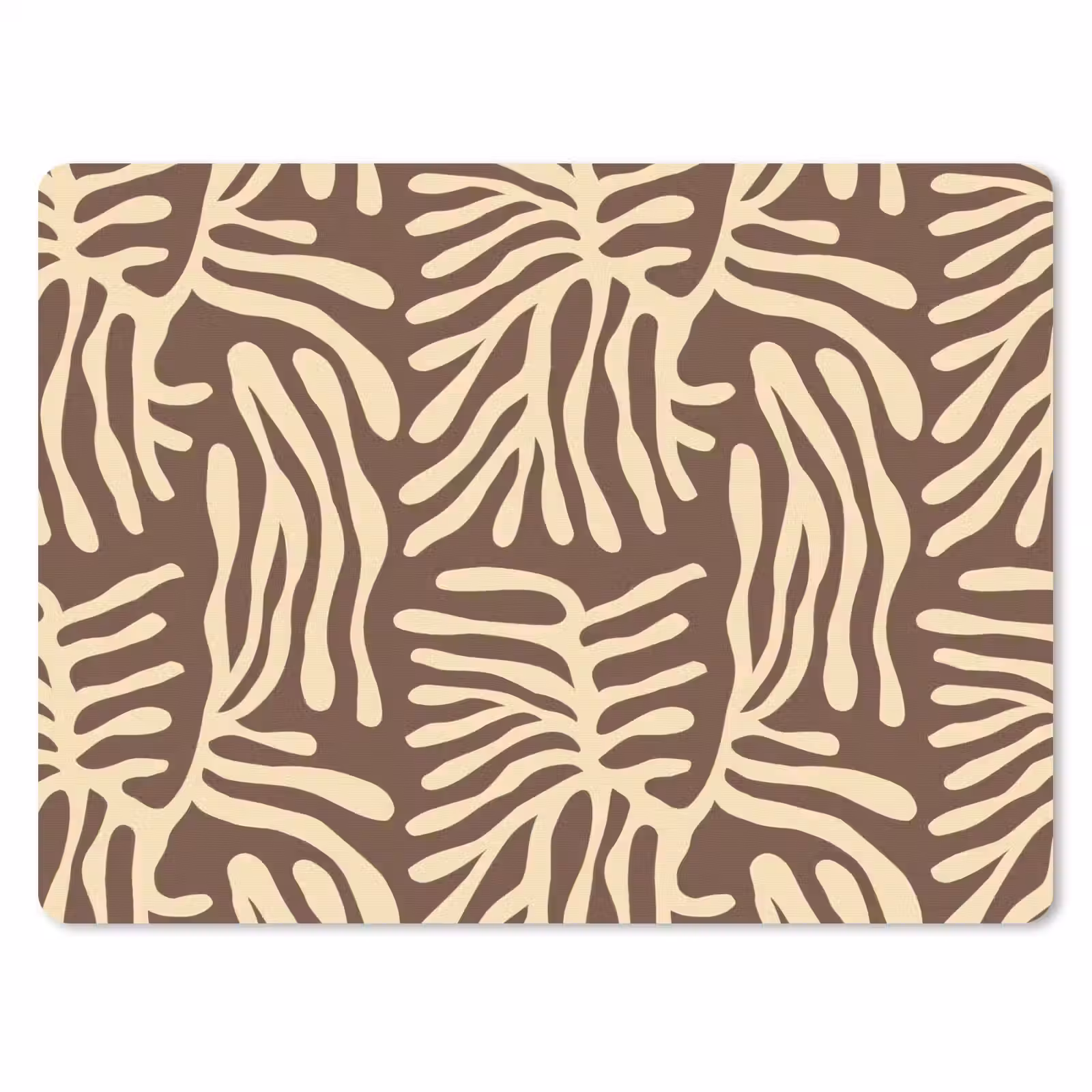Muismat - Bruin - Koraal - Expressief - Patroon — 1