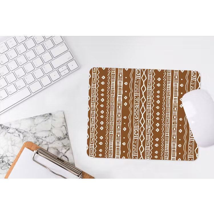 Muismat - Chocoladebruin - Etnisch - Tribaal - Patroon — 2