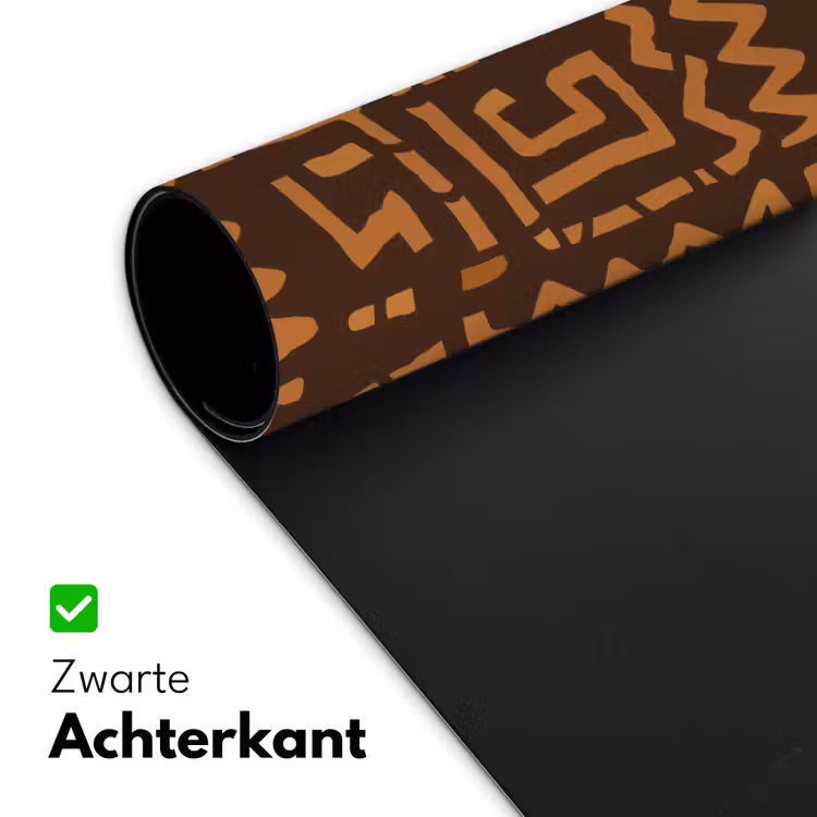 Bureau onderlegger - Chocoladebruin - Etnisch - Tribaal - Symbolen — 5