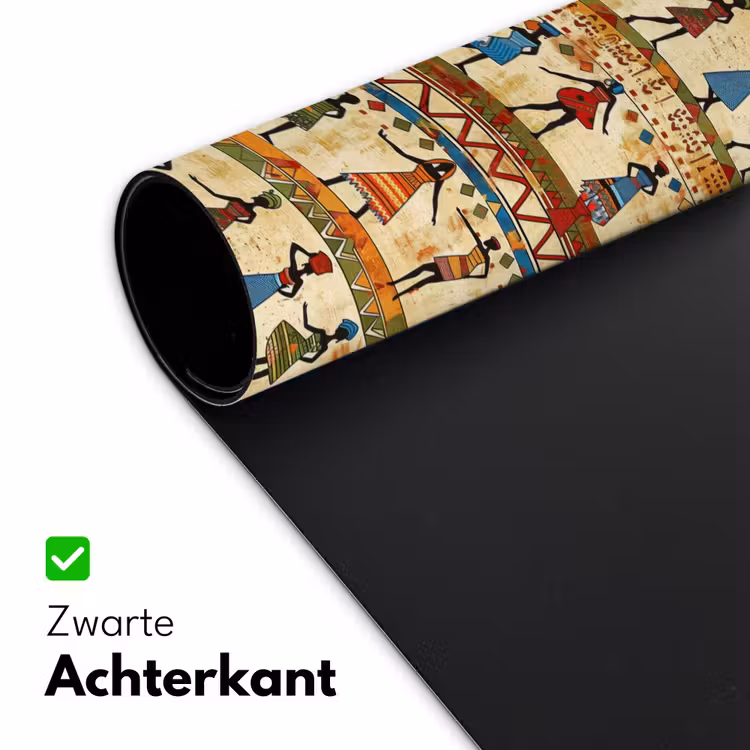 Bureau onderlegger - Kleurrijk - Afrikaans - Etnisch - Dansende Vrouwen - Patroon — 5