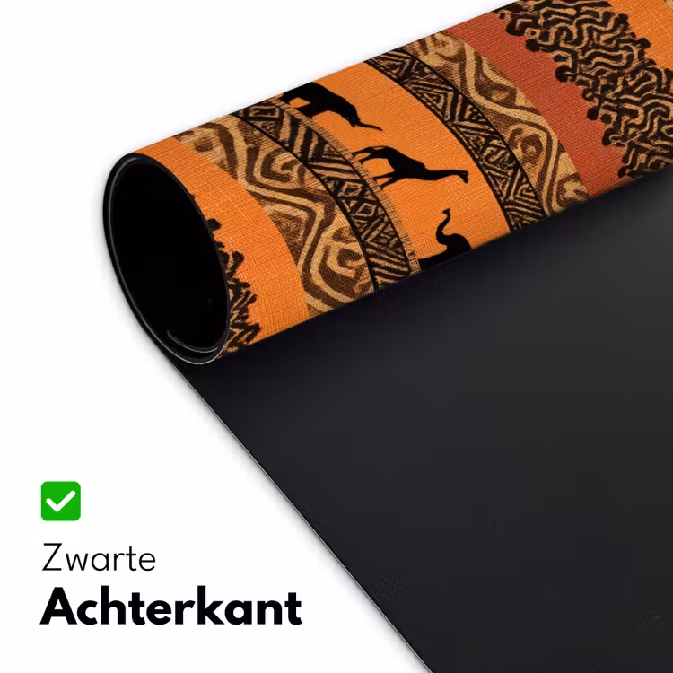 Bureau onderlegger - Oranje - Safari - Afrikaans - Dieren - Patroon — 5
